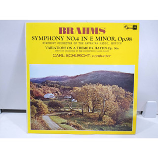 1LP Vinyl Records แผ่นเสียงไวนิล SYMPHONY NO.4 IN E MINOR, Op.98  (J10B26)