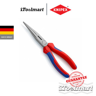 KNIPEX คีมปากเเหลม ขนาด 200 มิล ( ด้ามยาง 2 ชั้น) 26 12 200 SB