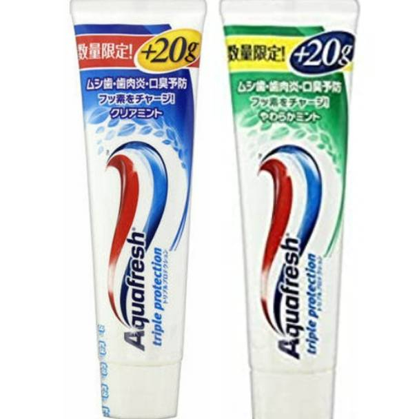 ''SALE''ยาสีฟัน Aquafresh triple protection นำเข้าจากญี่ปุ่น ขนาด160g