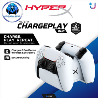 [พร้อมส่ง]Hyperx: Charge Play Duo HyperX for Dualsense PS5 (2Y Warranty by Ascenti) แท่นชาร์จ จอยPS5