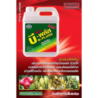 บี-พลัส 1 ลิตร (ยกลัง12ขวด) แคลเซียมโบรอน ติดดอก ขั้วเหนียว เนื้อแน่น หวานกรอบ ผลไม่ฝ่อ ไม่ฟ้าว เทพวัฒนา