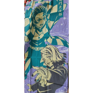 BANDAI Demon Slayer: Kimetsu no Yaiba Hand Towel Fabric ผ้าเช็ดหน้า / ผ้าเช็ดมือ ดาบพิฆาตอสูร ทันจิโร่ ของแท้จากญี่ปุ่น