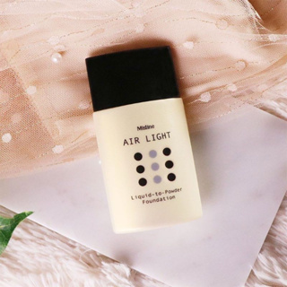 🎉พิเศษมิสทิน รองพื้น สูตรเนื้อแป้ง แอร์ไลท์  MISTINE AIR LIGHT FOUNDATION (เครื่องสำอาง รองพื้น ครีมรองพื้น)