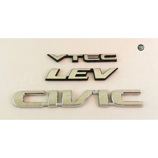 โลโก้ CIVIC VTEC LEV สำหรับ HONDA **ราคาต่อชิ้น** **หากมีข้อสงสัยทักแชทก่อนสั่งซื้อสินค้า**