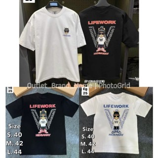 เสื้อ Life Work T-Shirt ใส่ได้ทั้ง ชาย หญิง ส่งฟรี