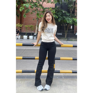 YHJEANS#กางเกงยีนส์ผู้หญิงขาม้า 72036