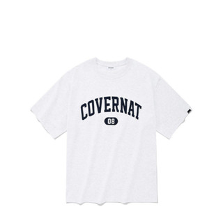 ALAND เสื้อยืด COVERNAT CO2302ST04 08ARCH LOGO T-SHIRT White, Light Grey XS, S, M, L