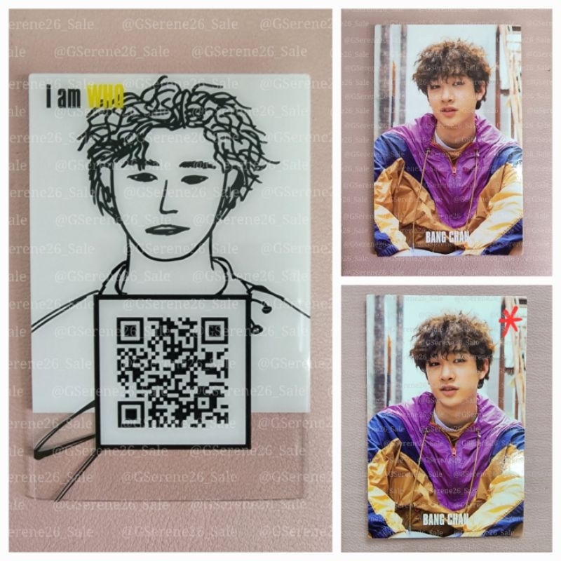 BANGCHAN STRAYKIDS I AM WHO PHOTOCARD