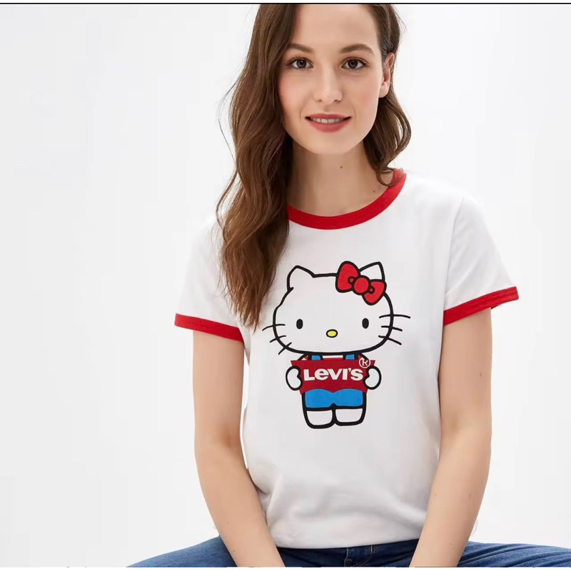 เสื้อยืดผู้หญิง Levi’s x Hello Kitty