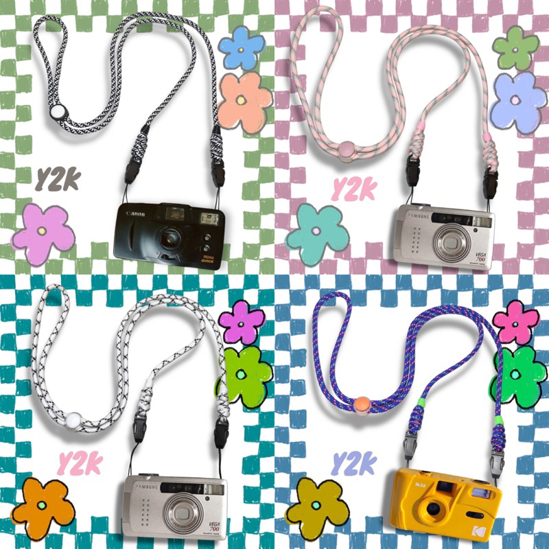 🌈❤️‍🔥สายคล้องพัดลมพกพา สายคล้องกล้องฟิล์ม ⚡️⚡️สายเปล่านะคะ