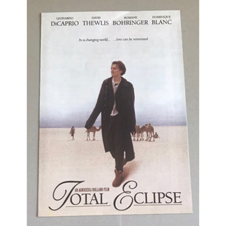 Handbill (แฮนด์บิลล์) หนัง “Total Eclipse” ใบปิดไทย จากค่ายหนัง ราคา 120 บาท