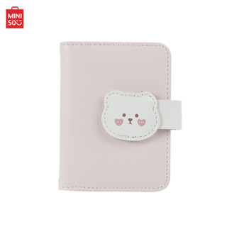 MINISO กระเป๋าใส่บัตร ที่ใส่นามบัตรลายน้องหมี