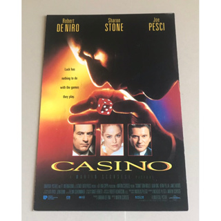 Handbill (แฮนด์บิลล์) หนัง “Casino” ใบปิดไทย จากค่ายหนัง ราคา 120 บาท