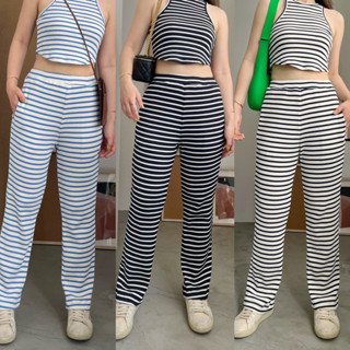 Soba Pants กางเกงขายาวทรงกระบอก มีกระเป๋าข้าง ใส่สบาย