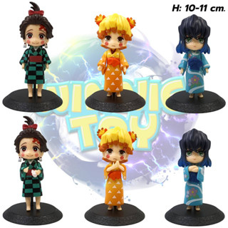 โมเดล ดาบพิฆาตอสูร แต่งหญิง 6 แบบ H: 10-11 cm. winnietoys