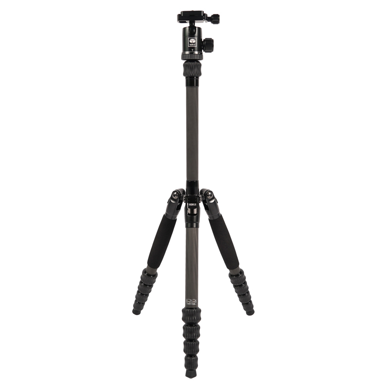 SIRUI Carbon Fiber Traveler 5C Tripod 54.3 inches Lightweight Portable Camera Tripod with Ball Head 