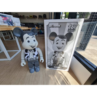 ของใหม่ มีกล่องครบ  BE@RBRICK WOODY B&amp;W Version 1000％  โมเดล แบบริค Figure bearbrick