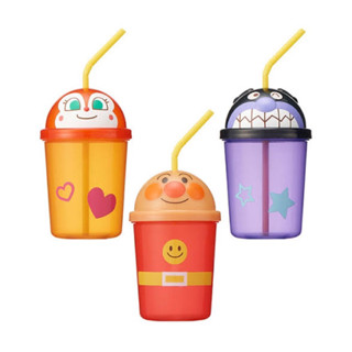 พร้อมส่ง Anpanman Straw Cup  ถ้วยน้ำเด็ก ฝาโดม ลายอันปังแมน