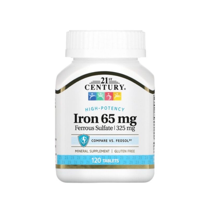 Iron 65mg 120 tablets 21st Century