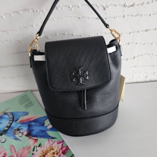 กระเป๋าเป้ Tory Burch Mini Bucket Pebble Leather Backpack