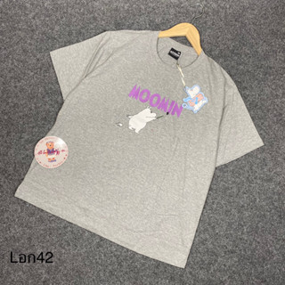 เสื้อยืดคอกลม moomin kiss me doll แท้ป้ายห้อยมีถุงแบร์นให้น่ารักๆ