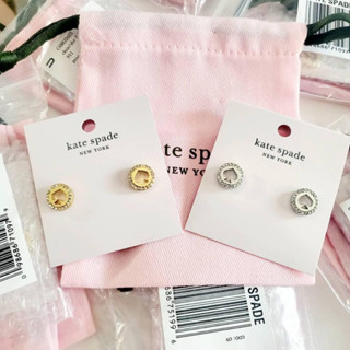 พร้อมส่ง แท้ 🇺🇸💯% New ต่างหู  Kate Spade Spot The Spade Pave…