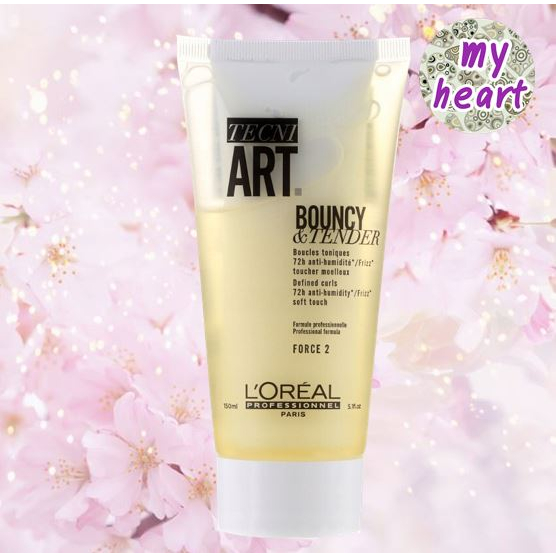 Loreal Tecni Art Bouncy & Tender 150ml เจลจับลอนผมเหมาะสำหรับผมดัด