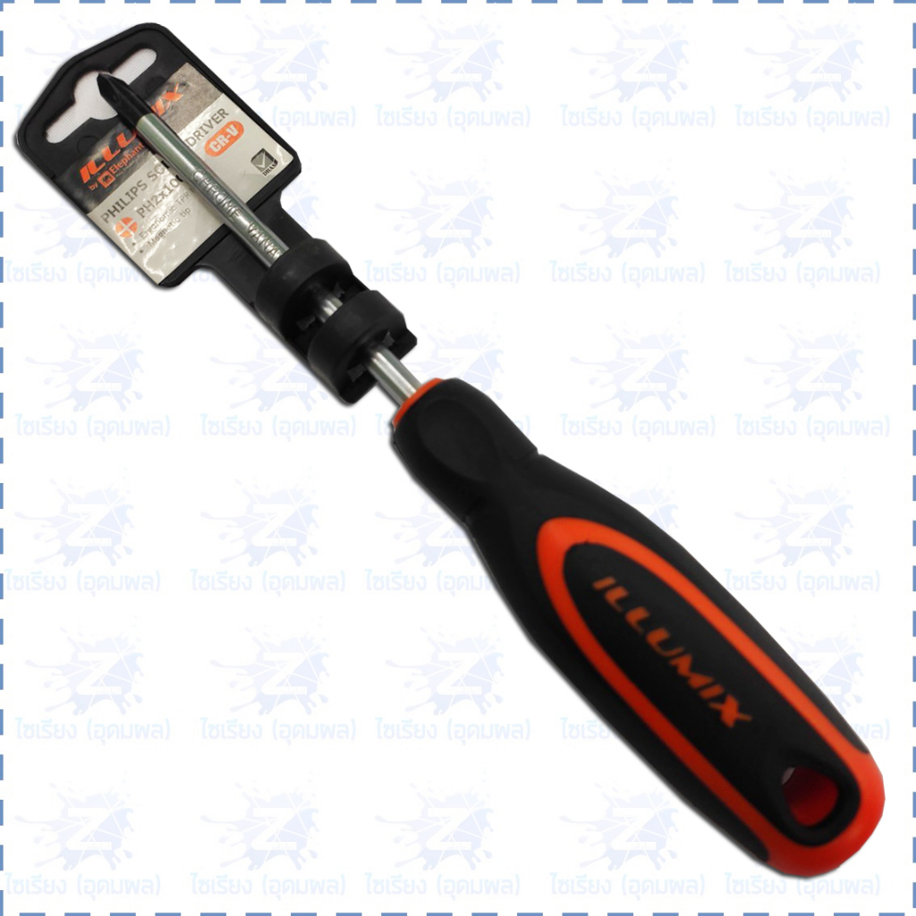 รวมอุปกรณ์ช่าง Illumix ตราช้าง ไขควง คีม ประแจ ตลับเมตร Screwdriver Wrench Pliers Measuring Tape