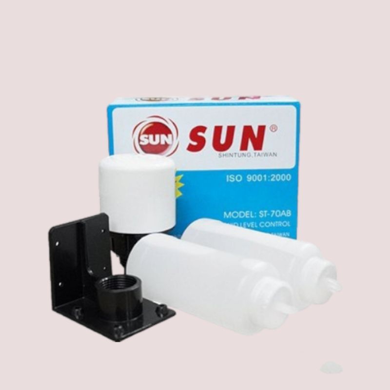 สวิตซ์ลูกลอยไฟฟ้า SUN รุ่น ST-70 AB ควบคุมระดับน้ำ