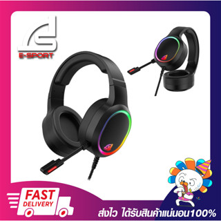 หูฟังเล่นเกมส์ หูฟังเกมส์ Signo hp-835 Morismo Gaming Headset Surround Sound 2.1 RGB แจ็ค 3.5 มม. รับประกัน 2 ปี