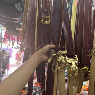 เข็มขัดลุกเสือ หัวเสือ ขนาดป4.-ม.3 พร้อมส่ง