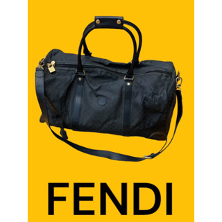 สินค้ามือสองแบรนด์เนมแท้Vintage Fendi Vintage Monogram Shoulder Bag Black