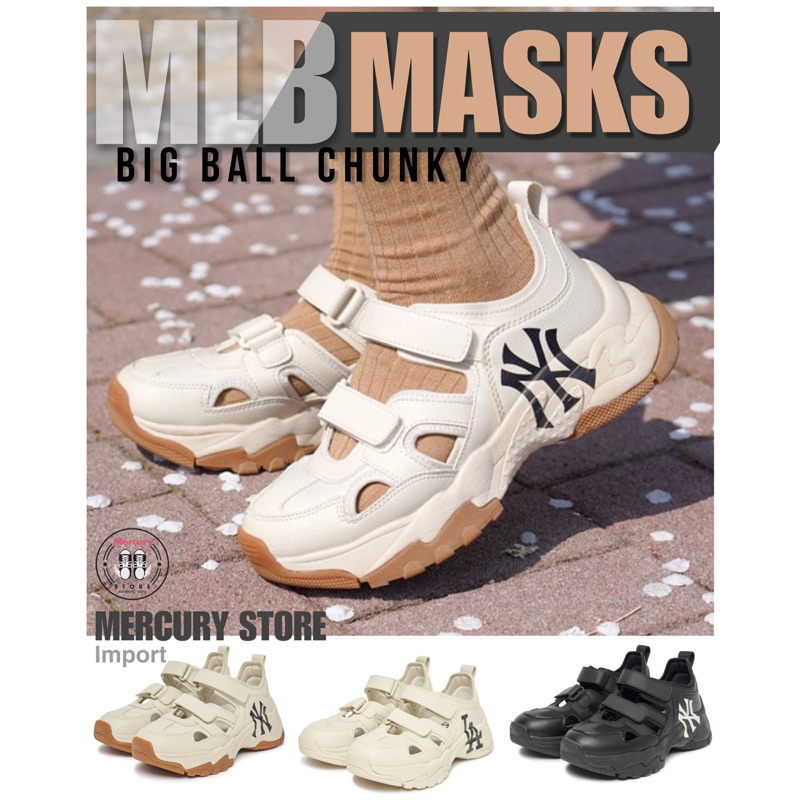 💯แท้ MLB Bigball Chunky Mask จากช็อปเกาหลี🇰🇷