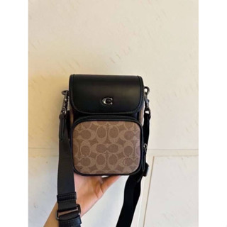 Coach Lee Crossbody Soft polished pebble leather