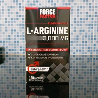 Force Factor L-ARGININE 3,000mg(150capsules)