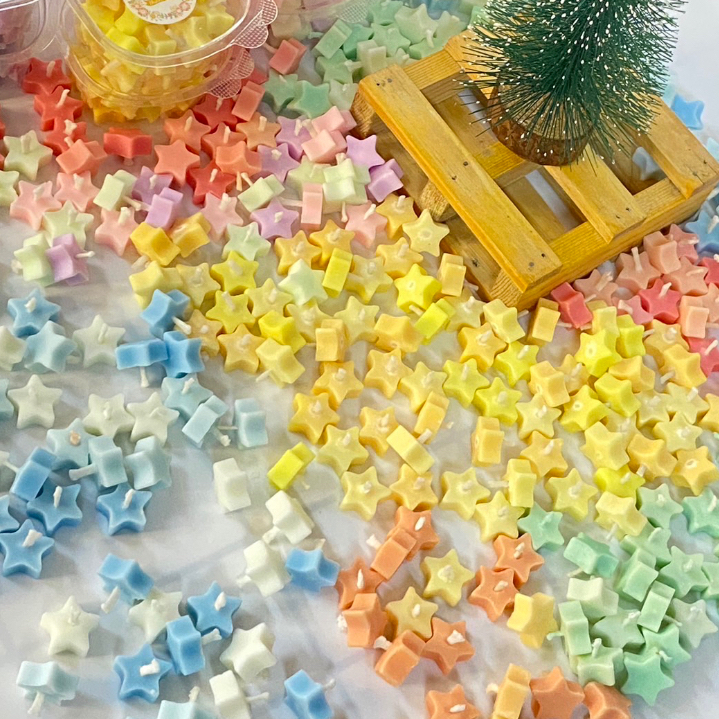 เทียนหอมจิ๋ว "LITTLE STAR"  20ชิ้น(รวม20g) ของแถมลูกค้า/ของปัจฉิม/ของชำร่วย/ของขวัญ/ของฝาก/ของขวัญจีบลูกค