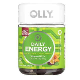 OLLY Dairy Energy Caffeine Free Tropical Passion 60 Gummies