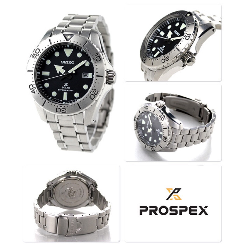 นาฬิกา SEIKO Prospex 200M Diver Solar Titanium รุ่น SBDJ009J1 SBDJ009J SBDJ009
