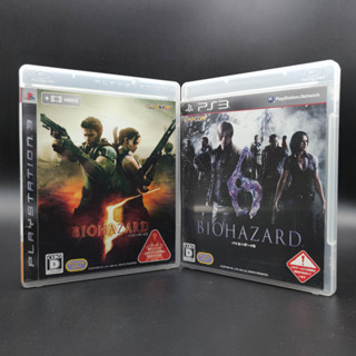 BIOHAZARD ภาค 5 + 6 แผ่นสภาพดี ภาค 6 ตำหนิ ปกมุม ขาด PlayStation 3 PS3 มีกล่องใสสวม เพื่อเก็บสะสมให้