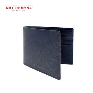 SMYTH &amp; MYNE กระเป๋าสตางค์หนังแท้ สีกรม (RFID)