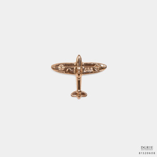 Gold Plane Brooch – เข็มกลัดเครื่องบินสีทอง