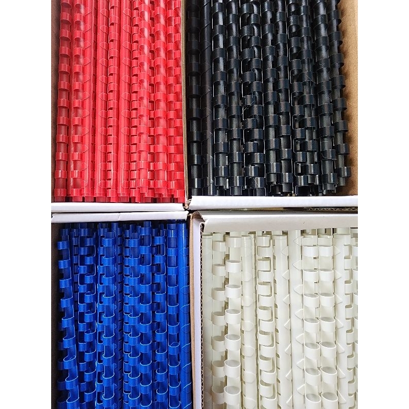 สันห่วงเข้าเล่ม สันกระดูกงู  ขนาด A4 21 ห่วง ขนาด 6​ -10 มม. กระดูกงู,สันกระดูกงู,สันรูด