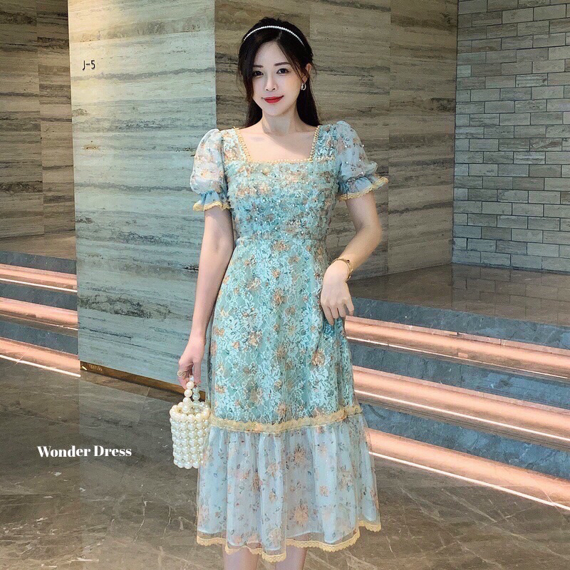 เดรสลูกไม้ KOREA DESIGN BY WONDER DRESS