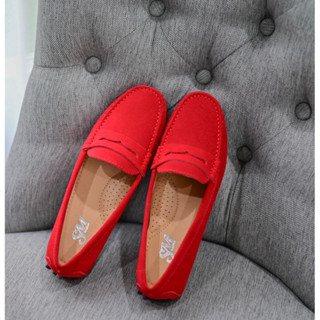 Soulmate Shoes รองเท้าหนังแท้ Classic Mate in Red