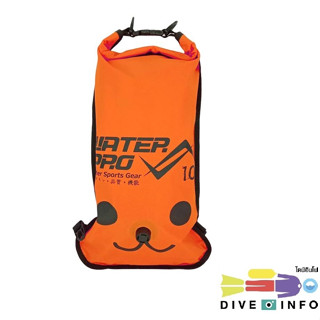 Light Dry Bag With Air Cock / Smiley Bear 10L - WATERPRO