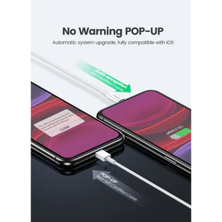 UGREEN รุ่น 20728 สายชาร์จไอโฟน 2.4A MFI Lightning to USB 2.0 สายยาว 1 เมตร