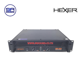 HEXER HPA600 POWERAMP STEREO POWER AMP BI-POLAR  Output Impedance : speaker 4-8 Ohm