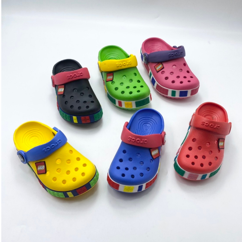 พร้อมส่ง !! รองเท้า เด็ก kid's Crocs Crocband Lego Clog..