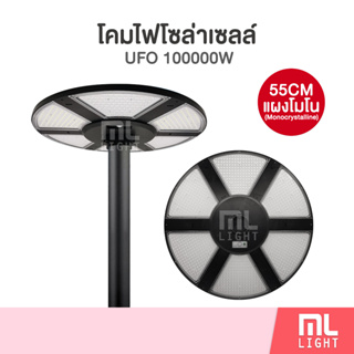 โคมไฟโซล่าเซลล์ UFO 100000W 55CM ไฟโซล่าเซลล์สนาม โคมไฟ พลังงานแสงอาทิตย์ ราคาส่ง สอบถามได้นะคะ