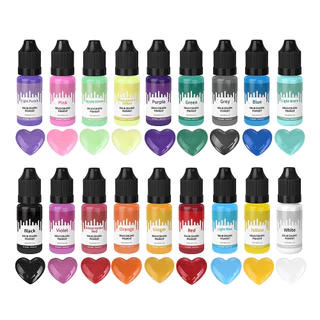เอสเซนส์สีทึบ สีผสมเรซิ่น สีผสมepoxy ขนาด10ml 30สี SOLID COLORS